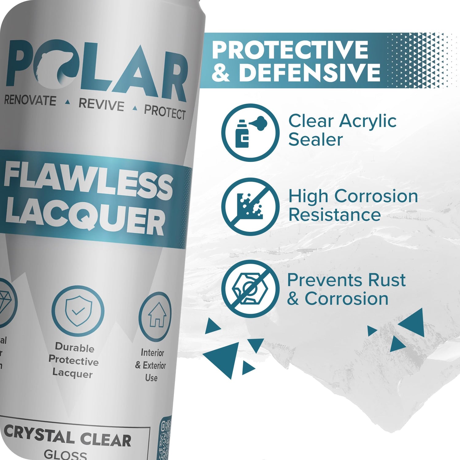 Flawless clear lacquer