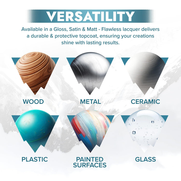 Flawless clear lacquer