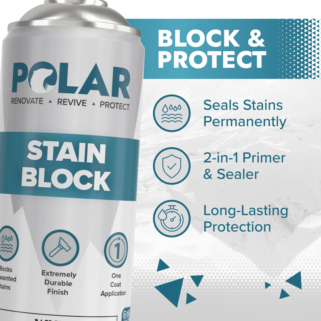 Polar Stain Block Paint Spray - Prevents Stains & Marks – Polar ...