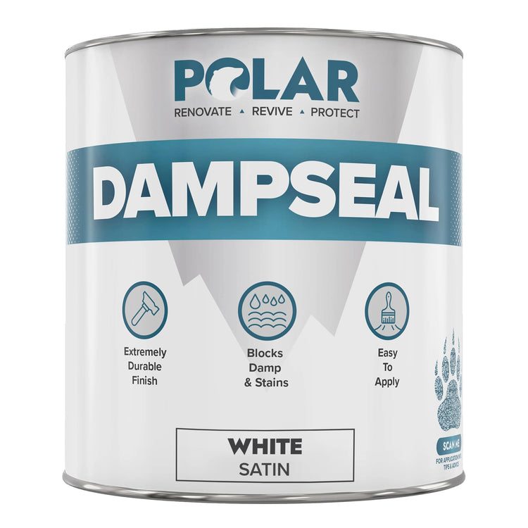 Polar DampSeal White Satin 500ml tin