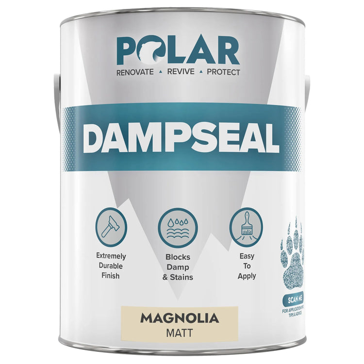 Polar DampSeal Magnolia Matt 2.5 Litre tin