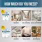 How much Polar Anti-Mould Acrylic Emulsion you need for ceilings, small bathrooms and rooms