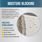 Moisture blocking formula in Polar Anti-Mould Acrylic Emulsion helps prevent mould return, mildew, musty smells and stains