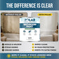 How much Polar Bathroom Paint you need: one 1 litre tin for 2-3 bathroom walls or a small WC, two tins for a full bathroom or en-suite