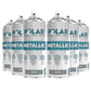 Polar Metallic Multi-Surface Spray Paint Silver 400ml pack of 6