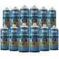 Polar Direct to Rust Metal Spray Gloss Black 12 x 400ml multipack