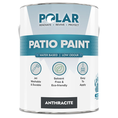 Polar Patio Paint | Durable Outdoor Floor Paint for Concrete & Paving