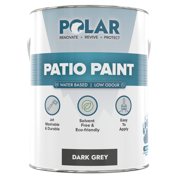 Polar Patio Paint | Durable Outdoor Floor Paint for Concrete & Paving