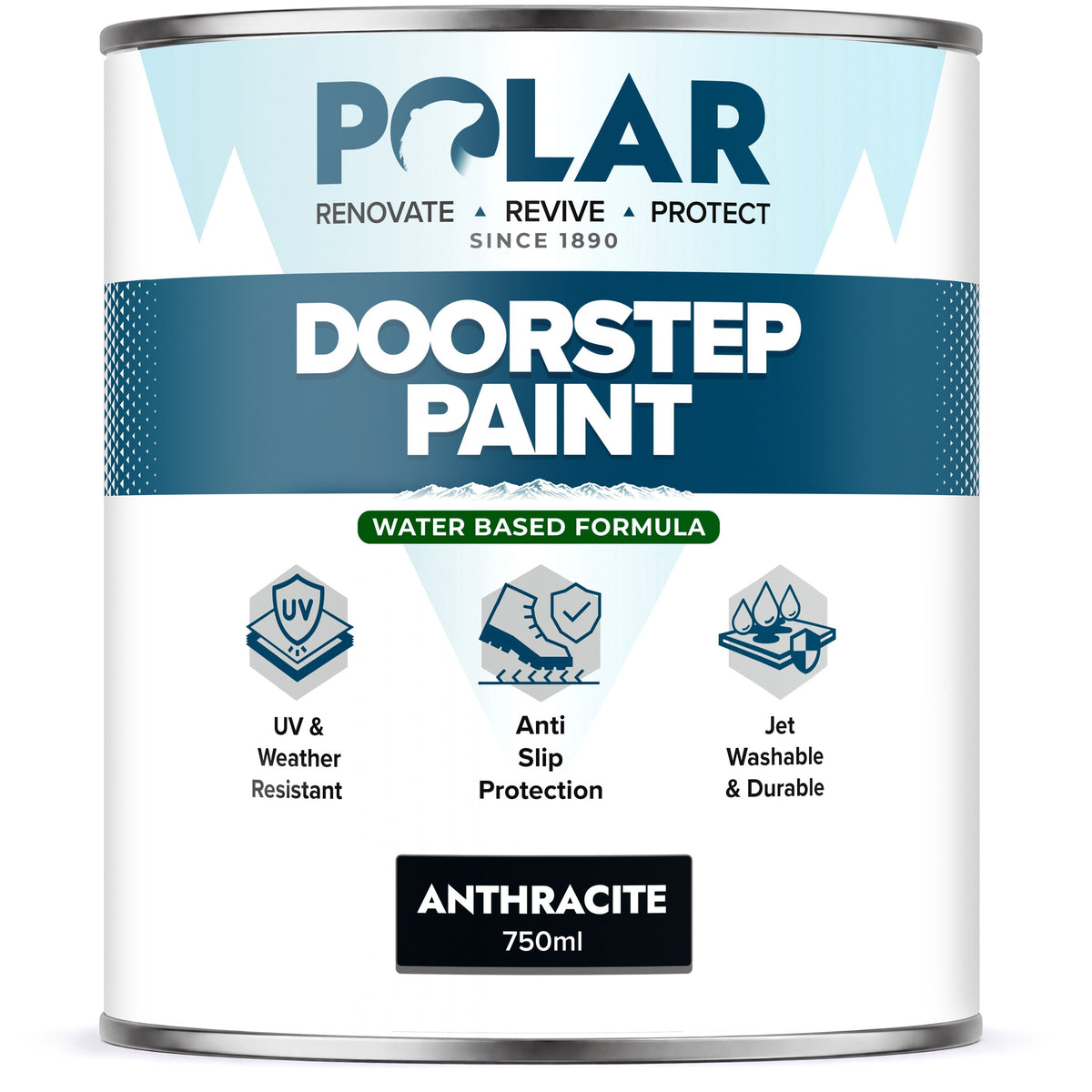 Polar Doorstep Paint - Tough Anti-Slip Concrete Step Coating – Polar ...
