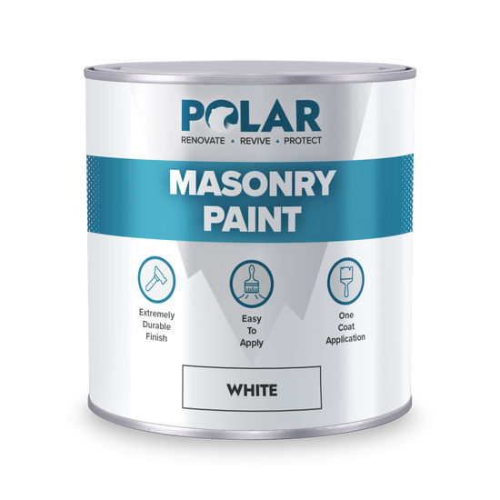 white masonry paint
