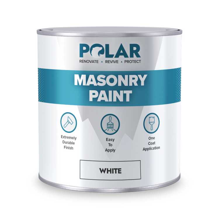 white masonry paint
