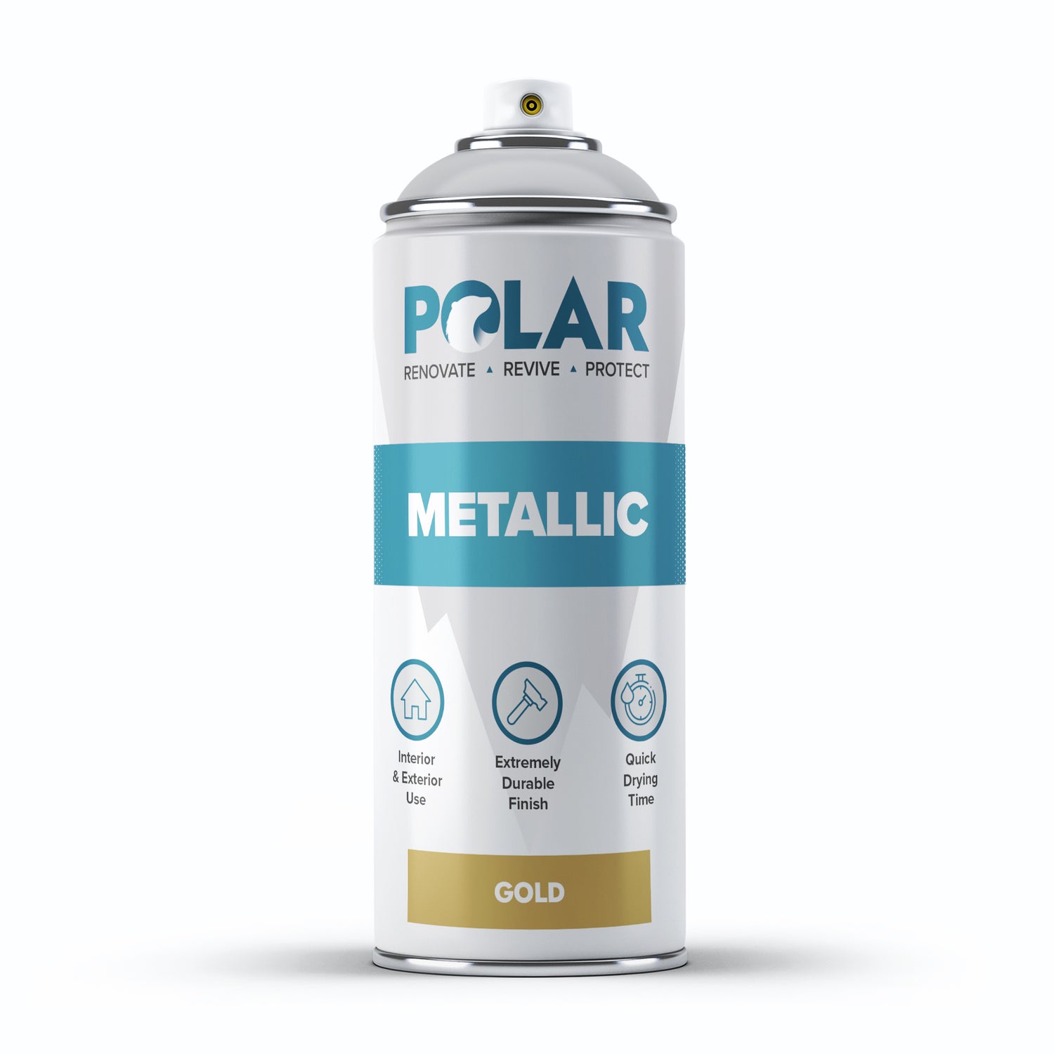 silver spray paint for metal