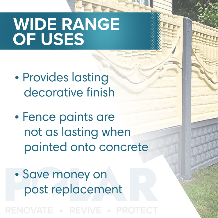 paint for concrete fence posts